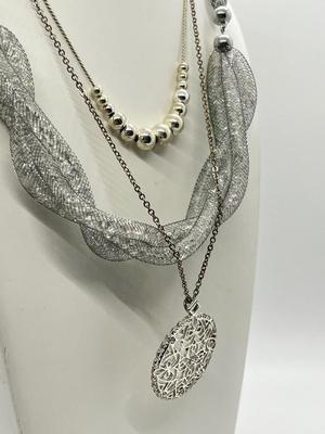 LOT 120J: Necklaces, Bracelets and Earrings