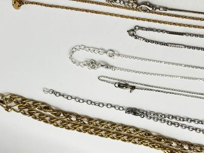 LOT 129J: Jewelry Collection - Necklaces, Pin, Pendant and Earrings