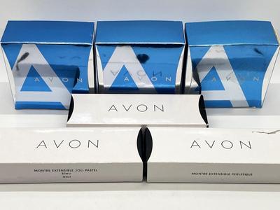 LOT 134J: Collection of Avon Watches in Original Boxes