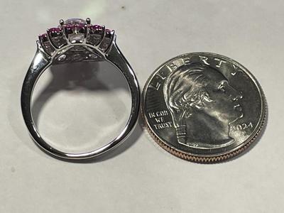 New Never Worn Designer YGI Sterling Silver 925 Cocktail CZ Ring Size-9 as Pictured. FREE DOMESTIC SHIPPING.