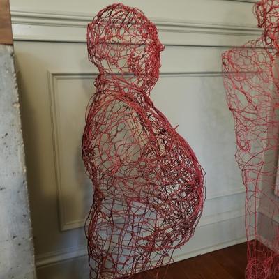 Three Gentlemen Wire Sculptures (D-KD)