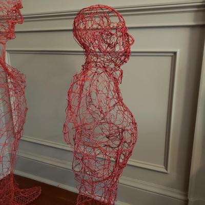 Three Gentlemen Wire Sculptures (D-KD)