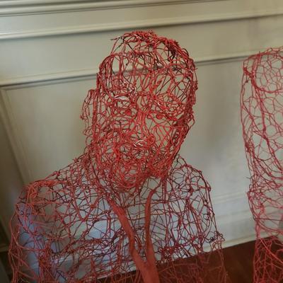 Three Gentlemen Wire Sculptures (D-KD)