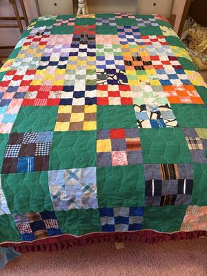 Colorful quilt square blocks