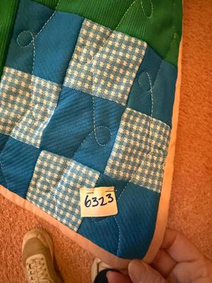 Colorful quilt square blocks