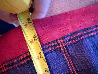 Lightweight plaid quilt