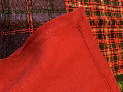 Lightweight plaid quilt