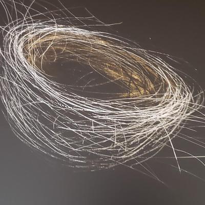 Nest Incised Aluminum Art by Mitchell Lonas - Asheville Artist (D-KD)
