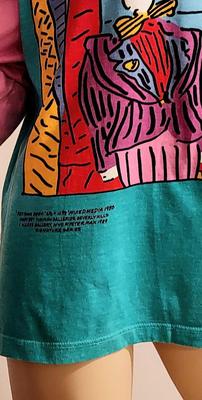 Vtg Peter Max Rare Neo Max Top/& Tie Red Room by Dega 1978