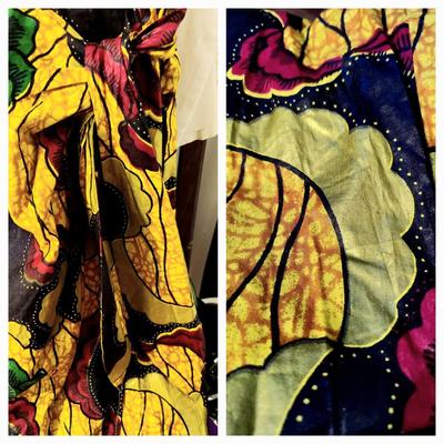 Vtg 60-70s Hawaiian Bark cloth skirt Shantung Bustier Ensemble