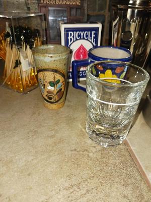 PERFECT BAR LOT, DRINK MIXER, WEDDING CORK, SHOT GLASSES, HEAVY ASHTRAY AND MORE