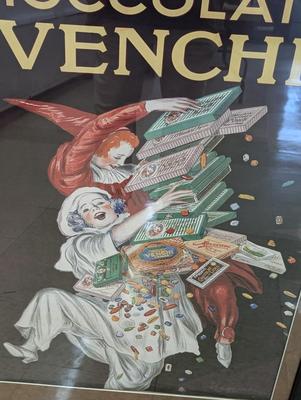 Poster Master Vintage Cioccolato Venchi Poster - Retro Chocolate Print Approx 40" x 29 1/2"
