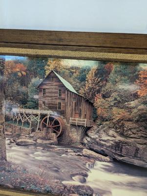 Framed Scenic Art Approx 24" x 18 3/4"