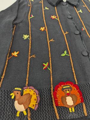 The Quacker Factory Fall Sweater Size 1X