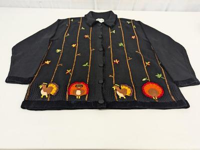 The Quacker Factory Fall Sweater Size 1X