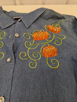 The Quacker Factory Fall Fall Shirt Size 2X With Tags