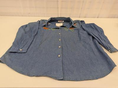 The Quacker Factory Fall Fall Shirt Size 2X With Tags