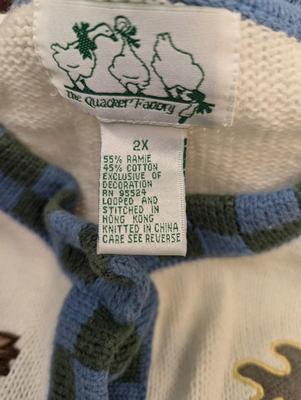 The Quacker Factory Fall Sweater Size 2X