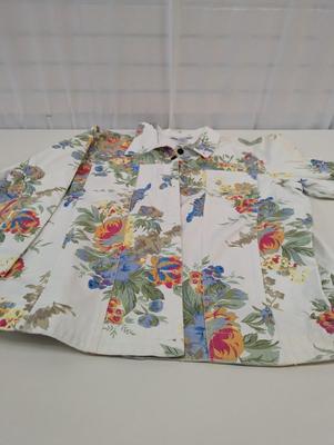 Susan Graver Style Floral Jacket Size 3X