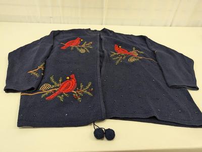 The Quacker Factory Cardinal Sweater Size 3X