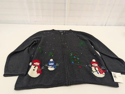 Crazy Horse Snowman Sweater Size 3