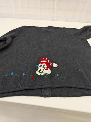 Crazy Horse Snowman Sweater Size 3
