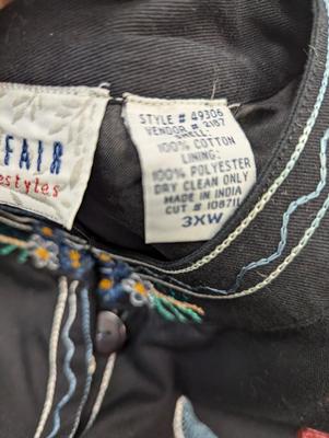 Vintage Bedford Fair Lifestyles Jacket Size 3X
