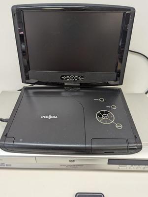 Insignia Portable DVD Player & Toshiba Video Player SD-3950