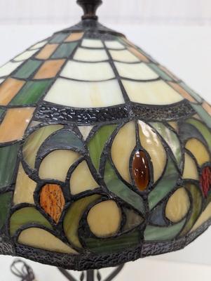 Tiffany Style Stained Glass Table Lamp