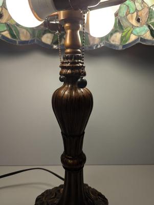 Tiffany Style Stained Glass Table Lamp