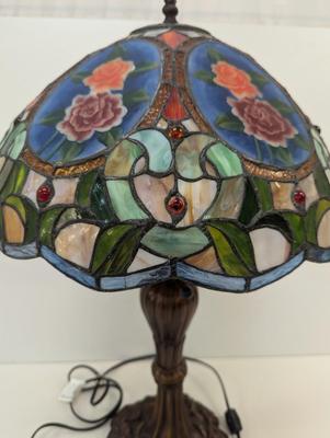 Tiffany Style Stained Glass Table Lamp