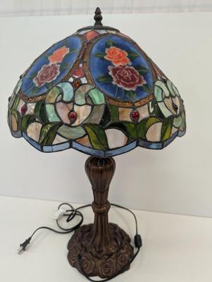 Tiffany Style Stained Glass Table Lamp