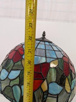 Tiffany Style Stained Glass Table Lamp