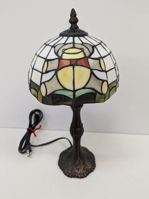Teddy Bear Tiffany Style Stained Glass Table Lamp