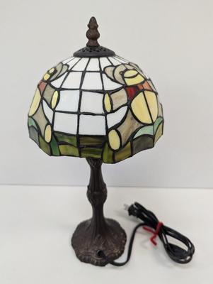 Teddy Bear Tiffany Style Stained Glass Table Lamp