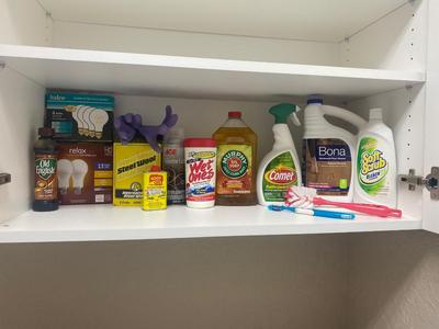 ALL SORTS OF GOOD HOUSEHOLD, CLEANING SUPPLIES, AND OTHER ITEMS