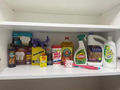 ALL SORTS OF GOOD HOUSEHOLD, CLEANING SUPPLIES, AND OTHER ITEMS