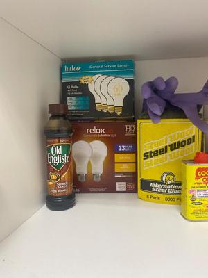 ALL SORTS OF GOOD HOUSEHOLD, CLEANING SUPPLIES, AND OTHER ITEMS