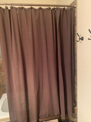 BATHROOM DECOR, SHOWER CURTAIN, TOWELS, RUG AND MORE!