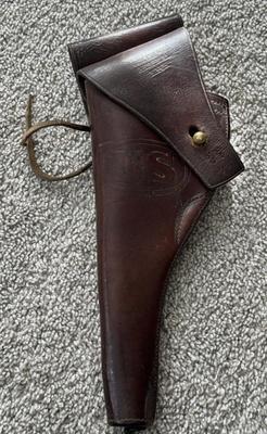 Original Pre-WWI US Army .38 Double Action Holster Stamped Rock Island Arsenal
