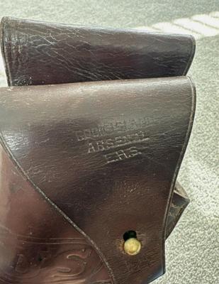 Original Pre-WWI US Army .38 Double Action Holster Stamped Rock Island Arsenal