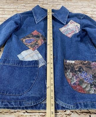 Vintage Guess Patch Denim Jacket - Made in USA
