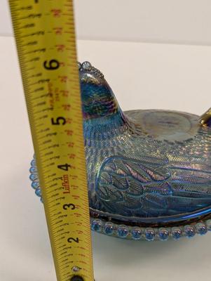 Vintage Indiana Glass Hen On A Nest
