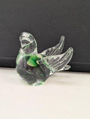 Made In Italy Murano Hand Blown Glass Bird