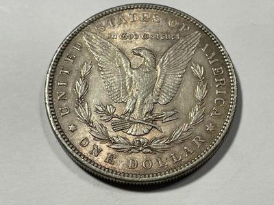 1897-P EXTRA FINE CONDITION MORGAN SILVER DOLLAR AS PICTURED. FREE DOMESTIC SHIPPING.
