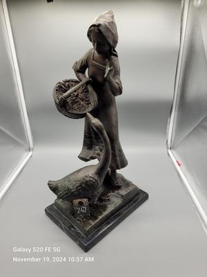August Moreau Bronze Sculpture
