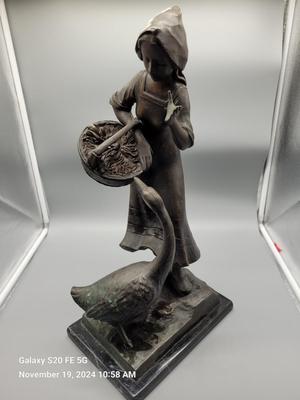 August Moreau Bronze Sculpture