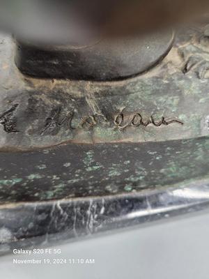 August Moreau Bronze Sculpture
