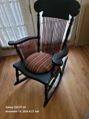 Vintage Spindle Back Rocker