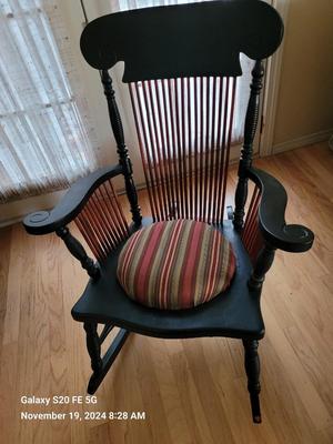 Vintage Spindle Back Rocker